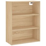 vidaXL Buffet chêne sonoma 69 5x32 5x180 cm bois d'ingénierie