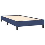 vidaXL Cadre de lit Bleu 80 x 200 cm Tissu