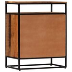 vidaXL Armoire latérale 60x35x76 cm Bois récupération massif et acier