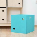 Boîte de rangement DICE turquoise 2