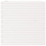 vidaXL Jardinière blanc 70x70x68 5 cm bois de pin massif