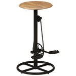 vidaXL Chaises de bar lot de 2 bois de manguier solide