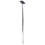 Piquet de boîte aux lettres individuelle - Decayeux - Gris alu - Platine fixe - Hauteur 1 10 m