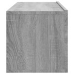 vidaXL Meubles TV muraux 4 Pièces sonoma gris 100x30x30 cm