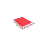 Paquet De 25 Chemises Dos Toilé Forever® 320g/m2 - 24x32cm - Rouge - Exacompta