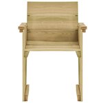 vidaXL Ensemble à manger d'extérieur 7 Pièces Bois de pin imprégné