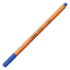 Stylo-Feutre POINT 88 Pointe Fine 0 4 mm Bleu Outremer STABILO