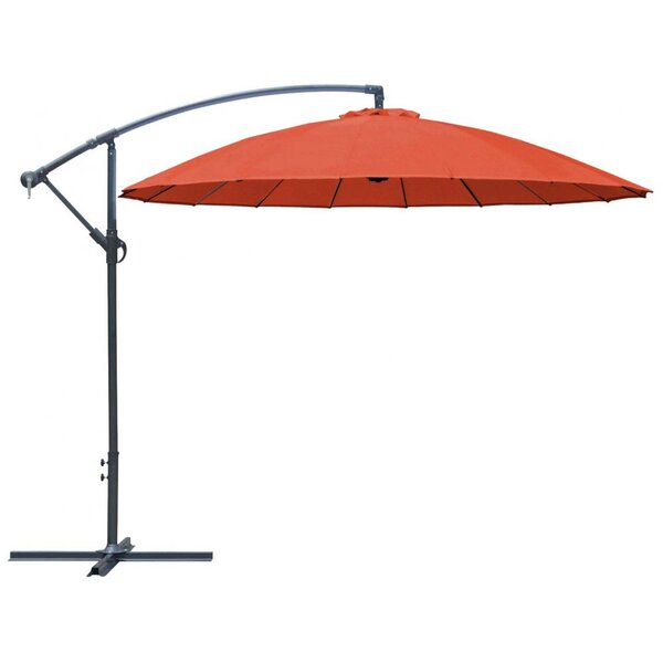 Parasol déporté en aluminium et fibre de verre 3m pagode