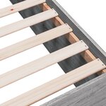 vidaXL Cadre de lit sonoma gris 160x200 cm bois d'ingénierie