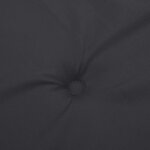 vidaXL Coussins de chaise jardin lot de 4 noir 50x50x4 cm tissu oxford