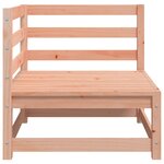 vidaXL Canapés d'angle de jardin 2 Pièces 70x70x67 cm bois massif douglas