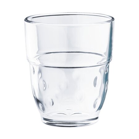 Verres gobelets oxygen 16 cl - lot de 6 - transparent