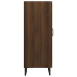 vidaXL Buffet chêne marron 69 5x34x90 cm bois d'ingénierie