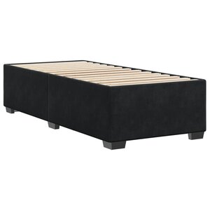 vidaXL Cadre de lit Noir 90x190 cm Velours