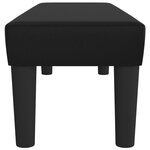vidaXL Banc Noir 100x30x30 cm Similicuir