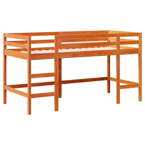 vidaXL Lit mezzanine enfants avec échelle 90x190 cm bois de pin massif