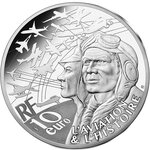 Pièce de monnaie 10 euro France 2022 argent BE – Rafale