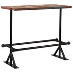 vidaXL Mobilier de bar 5 Pièces Bois de récupération massif Multicolore