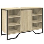 vidaXL Armoire lavabo de salle de bain chêne sonoma 91x35x60 cm