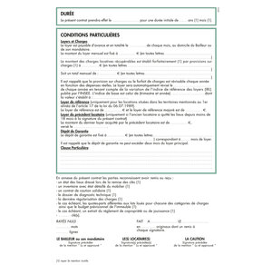 Dossier location meublée - Vert x 5 EXACOMPTA