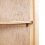 vidaXL Armoire d'angle 59 x 36 x 180 cm Bois de chêne massif