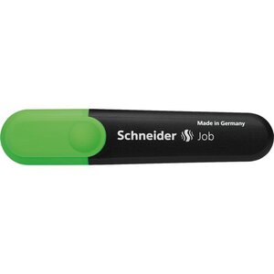 Surligneur rechargeable job pointe biseau 1-5 mm vert x 10 schneider