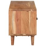 vidaXL Meuble TV 115x30x39 cm Bois d'acacia massif