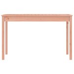 vidaXL Table de jardin 121x82 5x76 cm bois massif de douglas
