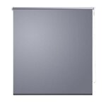 Store enrouleur occultant gris 60 x 120 cm