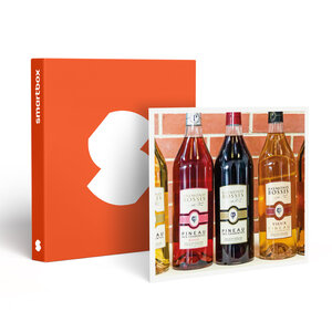 SMARTBOX - Coffret Cadeau Sélection de 5 bouteilles de pineau des Charentes à découvrir chez soi - Gastronomie