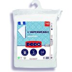 Protège matelas imperméable - 140 x 190 cm - Coton/Polyester