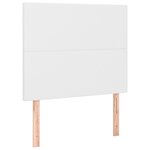 vidaXL Têtes de lit 2 Pièces Blanc 100x5x78/88 cm Similicuir