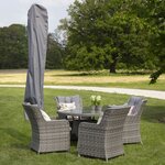 Madison Housse pour parasol sur pied 165x25 cm Gris