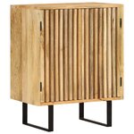vidaXL Buffet avec 2 portes 55x35x70 cm bois massif de manguier