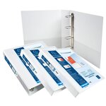 Classeur Pp Personnalisable Kreacover - 4 Anneaux En D 15mm - A4 Maxi - Blanc - X 10 - Exacompta