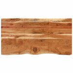 vidaXL Table de salle à manger 154x80x76 cm Bois d'acacia solide