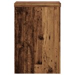 vidaXL Supports pour plantes 2 Pièces vieux bois bois d'ingénierie