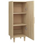 vidaXL Buffet Chêne sonoma 34 5x34x90 cm Bois d'ingénierie