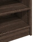 vidaXL Armoire d'évier chêne marron 90x29x55 cm bois d'ingénierie