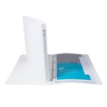 Classeur 4 Anneaux 15mm Polypropylène Opak - A4 - Blanc - X 20 - Exacompta