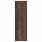 vidaXL Supports pour plantes 2 Pièces chêne marron bois d'ingénierie