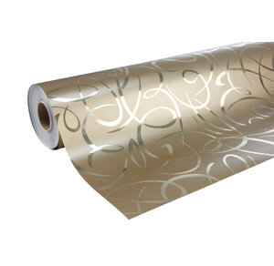 Rouleau premium 50x0 70m arabesques dorées clairefontaine