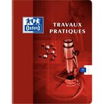 Cahier travaux pratiques ESSENTIAL piqûre 48 pages Seyès+48 pages unies 17x22 OXFORD