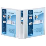 Classeur personnalisable Kreacover A4 Maxi 2 Ax Diam 40mm Dos 60 mm Blanc x 10 EXACOMPTA