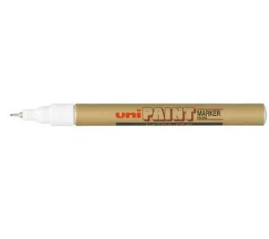 Marqueur Pte calibrée extra-fine PAINT Marker PX203 0,5 - 0,7mm Or UNI-BALL