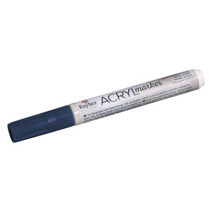 Crayon - feutre acrylique bleu royal Pointe ronde 2 - 4mm avec soupape