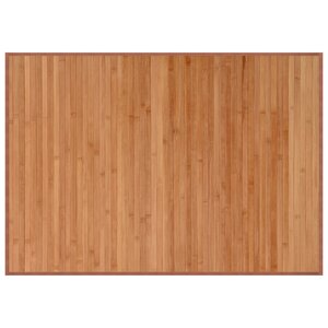 vidaXL Tapis rectangulaire naturel 70x100 cm bambou