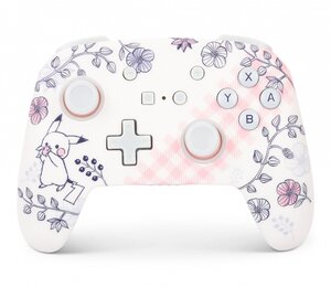 Manette sans fil améliorée PowerA pour Nintendo Switch - Pikachu Garden