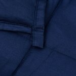 vidaXL Couverture lestée Bleu 120x180 cm 9 kg Tissu
