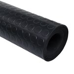 vidaXL Tapis en caoutchouc antidérapant 1 5x4 m 3 mm Point